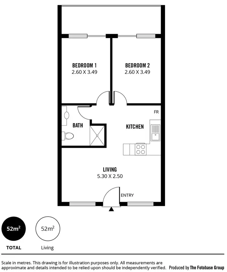 Floorplan of Homely flat listing, 26/2a St Bernards Road, Magill SA 5072