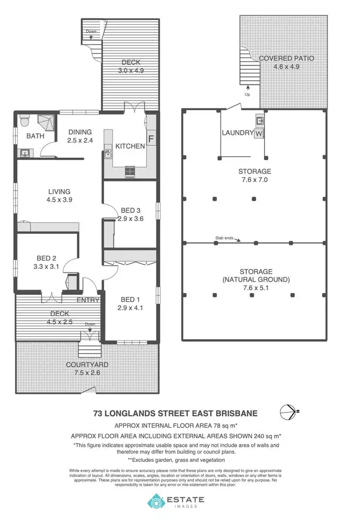 Floorplan of Homely house listing, 73 Longlands Street, East Brisbane QLD 4169