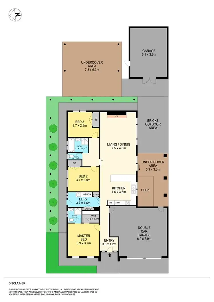 Floorplan of Homely house listing, 507 Richards Street, Canadian VIC 3350