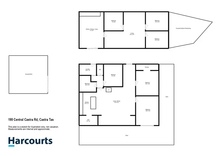 Floorplan of Homely house listing, 199 Central Castra Road, Castra TAS 7315