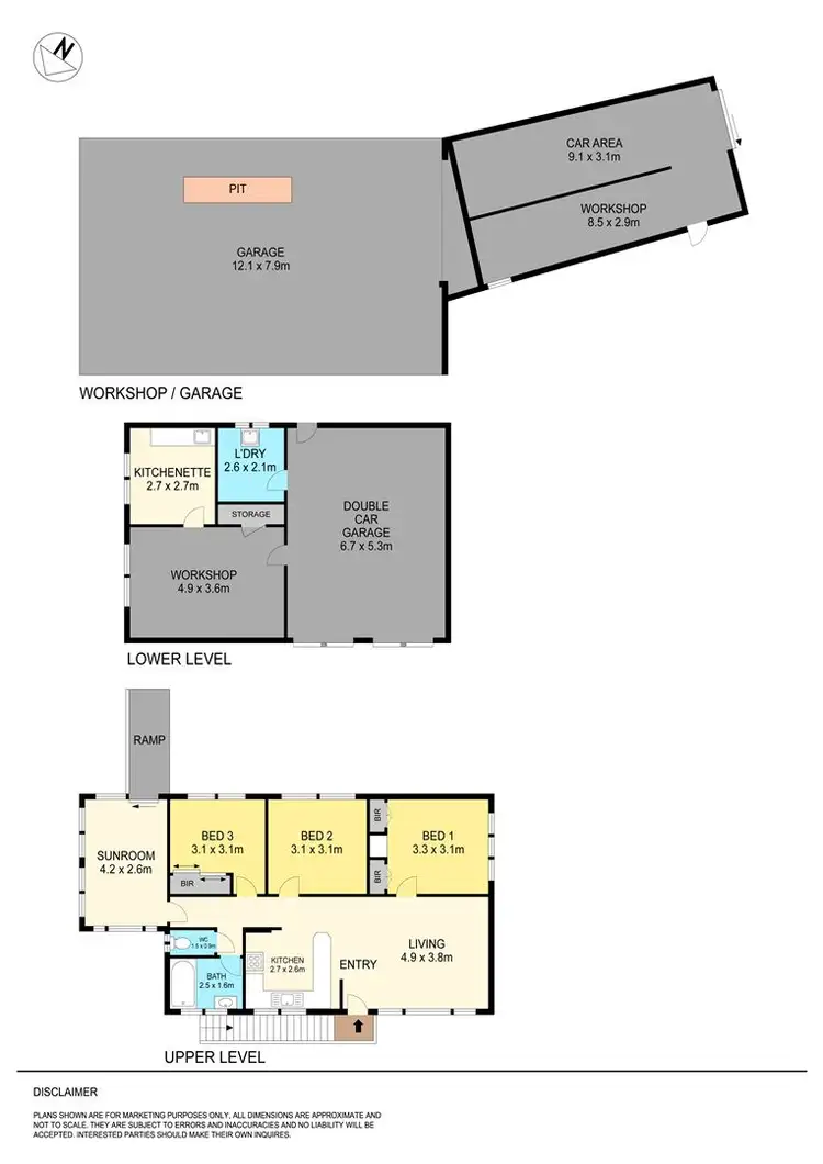 Floorplan of Homely house listing, 105 Learmonth Street, Buninyong VIC 3357