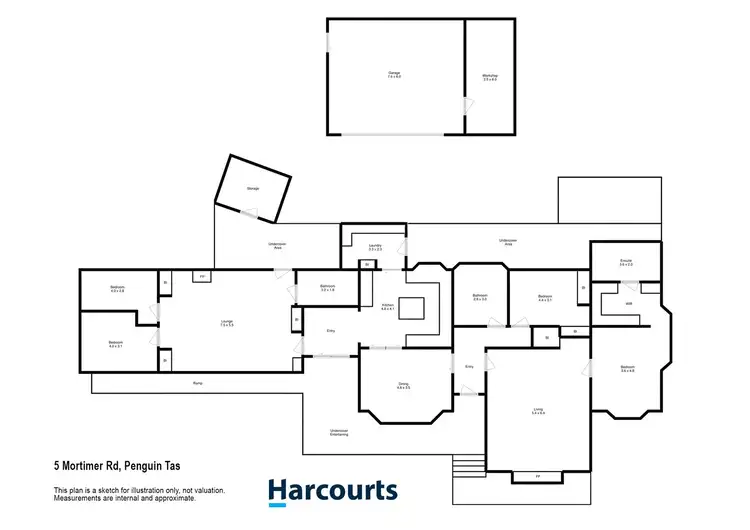 Floorplan of Homely house listing, 5B Mortimer Road, Penguin TAS 7316