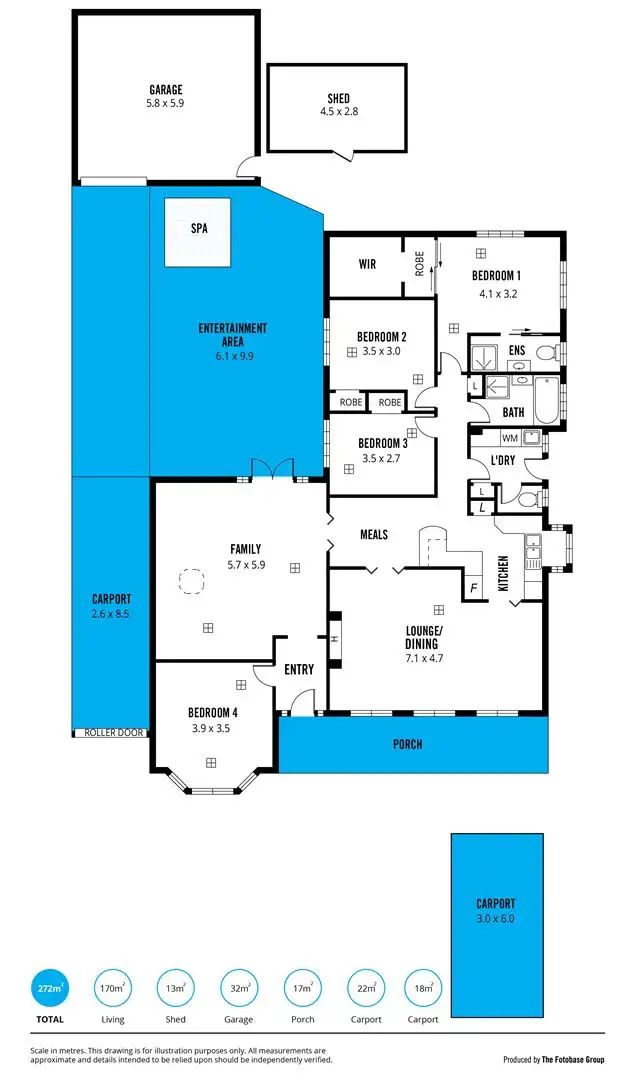 Floorplan of Homely house listing, 2 Agonis Court, Blackwood SA 5051