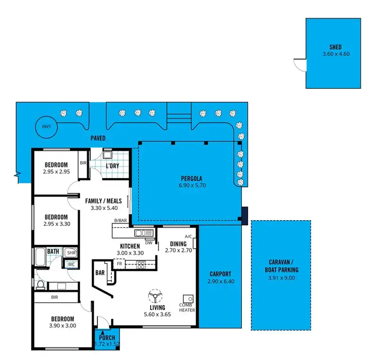 Floorplan of Homely house listing, 37 Campus Drive, Aberfoyle Park SA 5159