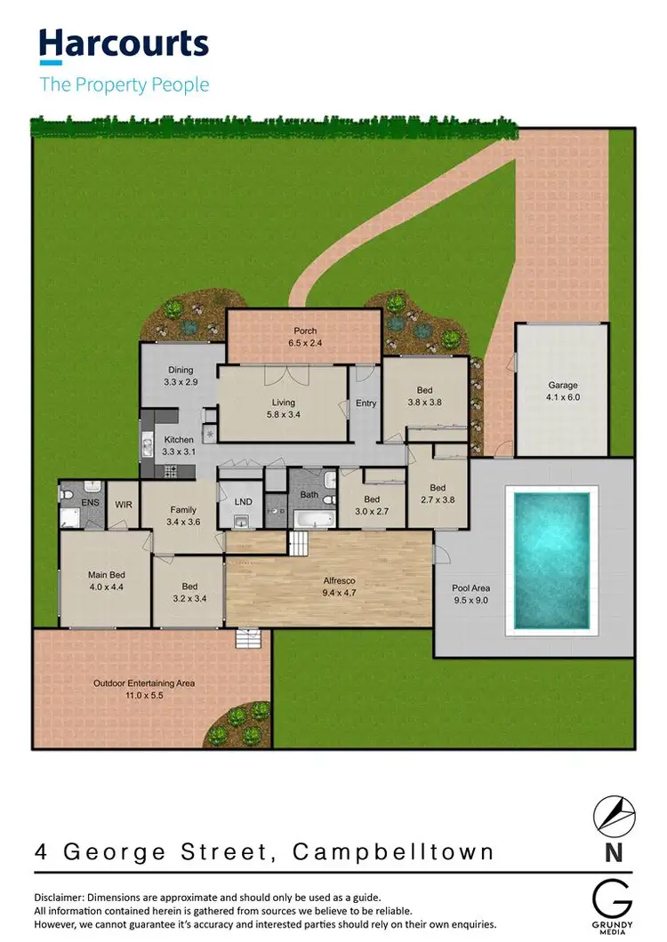 Floorplan of Homely house listing, 4 George Street, Campbelltown NSW 2560