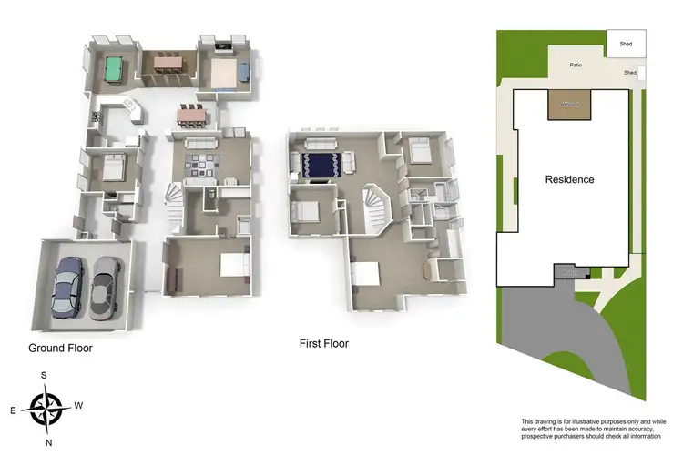 Floorplan of Homely house listing, 50 Ellendale Street, Rowville VIC 3178