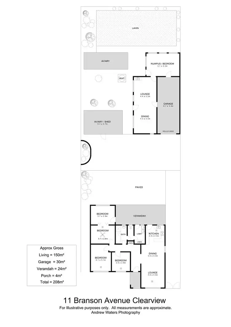 Floorplan of Homely house listing, 11 Branson Avenue, Clearview SA 5085
