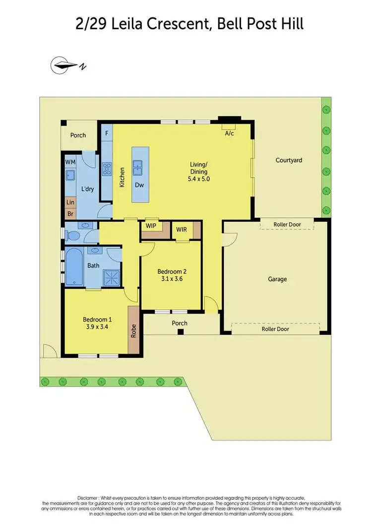 Floorplan of Homely unit listing, 2/29 Leila Crescent, Bell Post Hill VIC 3215