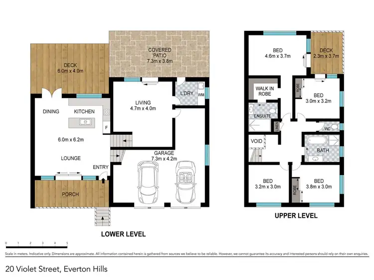 Floorplan of Homely house listing, 20 Violet St, Everton Hills QLD 4053