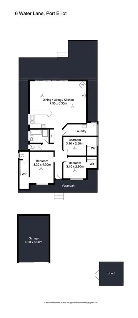 Floorplan of Homely house listing, 6 Water Lane, Port Elliot SA 5212
