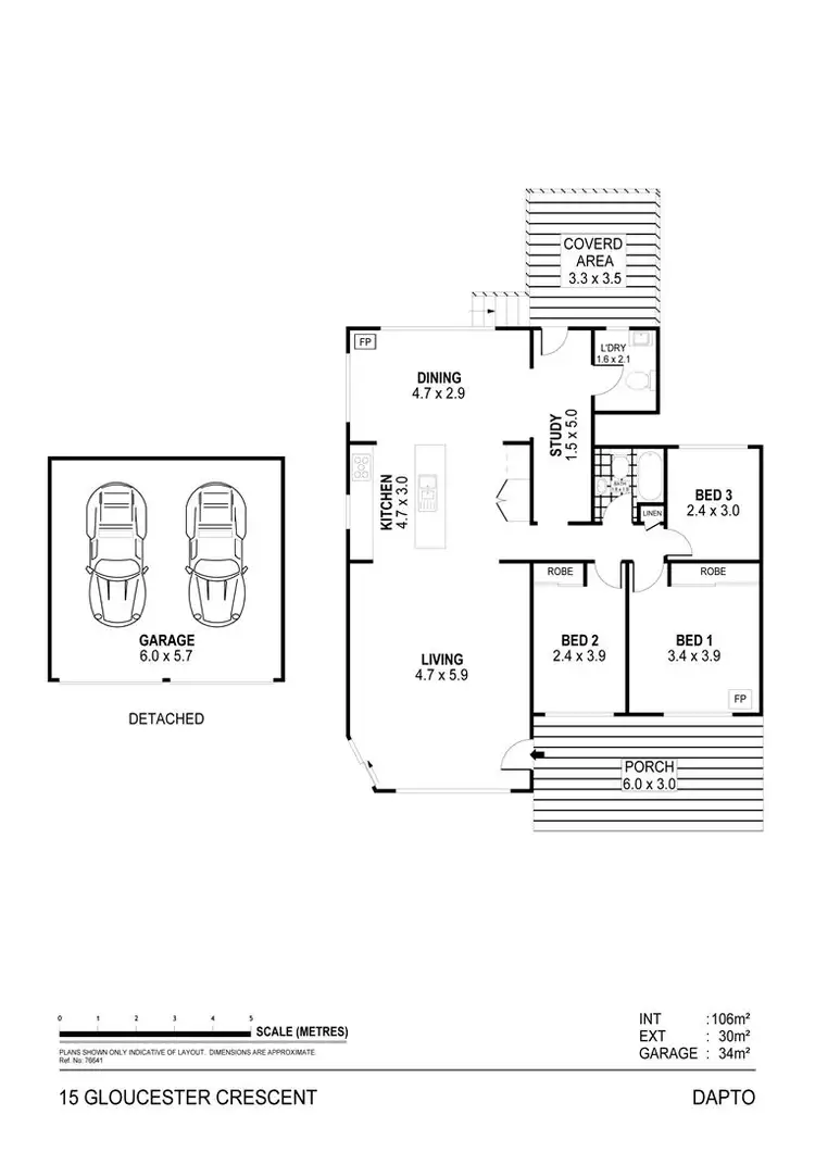 Floorplan of Homely house listing, 15 Gloucester Crescent, Dapto NSW 2530