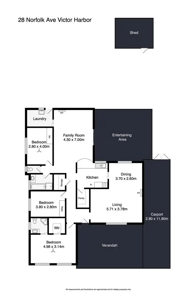 Floorplan of Homely house listing, 28 Norfolk Avenue, Victor Harbor SA 5211
