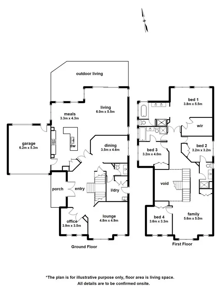 Floorplan of Homely house listing, 4 Highvale Crescent, Berwick VIC 3806