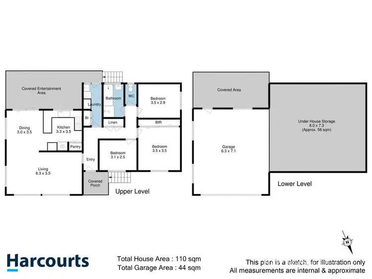 Floorplan of Homely house listing, 11 Windhaven Court, Blackmans Bay TAS 7052