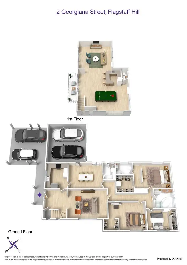 Floorplan of Homely house listing, 2 Georgiana Street, Flagstaff Hill SA 5159