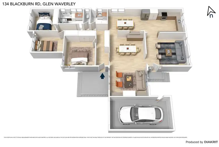 Floorplan of Homely house listing, 134 Blackburn Road, Glen Waverley VIC 3150