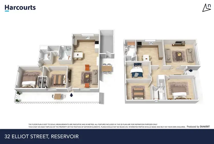 Floorplan of Homely house listing, 32 Elliot Street, Reservoir VIC 3073