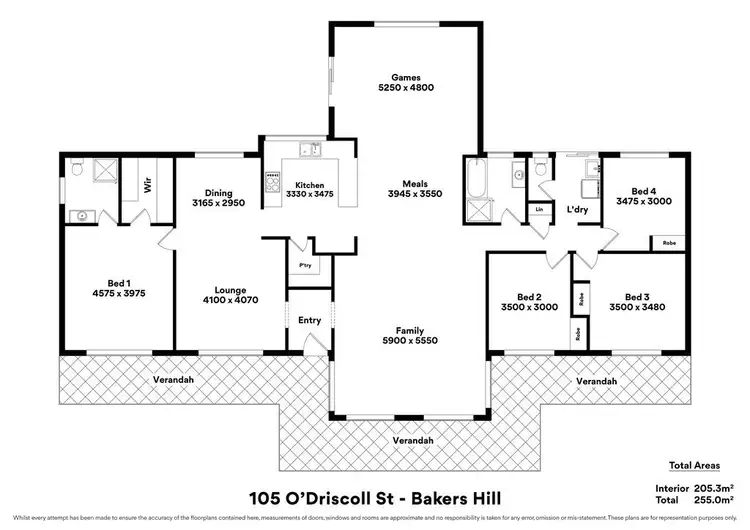 Floorplan of Homely house listing, 105 O'Driscoll Street, Bakers Hill WA 6562