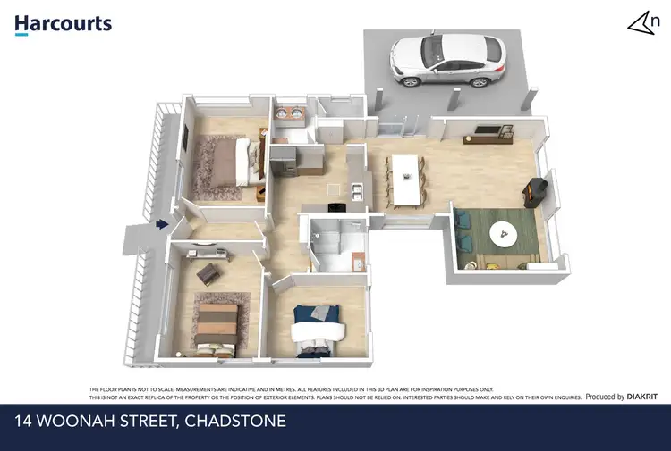 Floorplan of Homely house listing, 14 Woonah Street, Chadstone VIC 3148