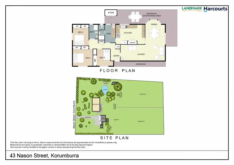 Floorplan of Homely house listing, 43 Nason Street, Korumburra VIC 3950