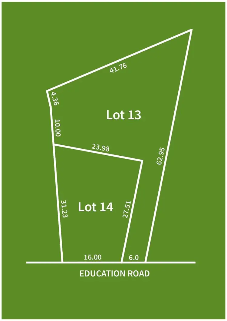 Floorplan of Homely land listing, 55 Education Road, Happy Valley SA 5159