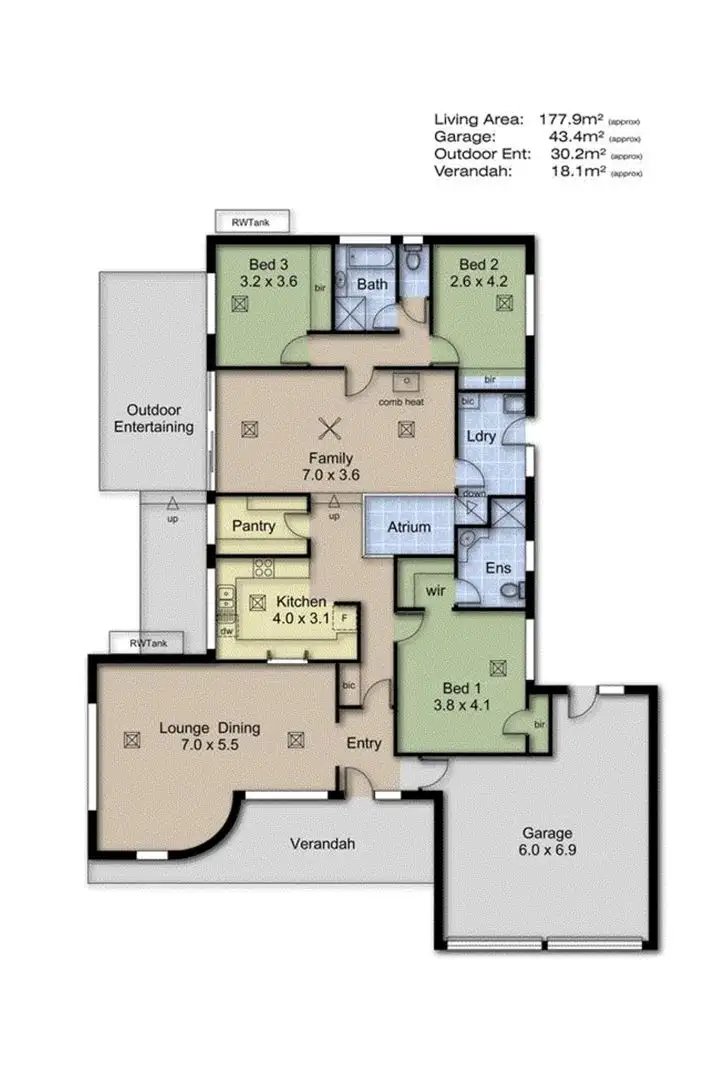 Floorplan of Homely house listing, 3 Kaesler Road, Hahndorf SA 5245