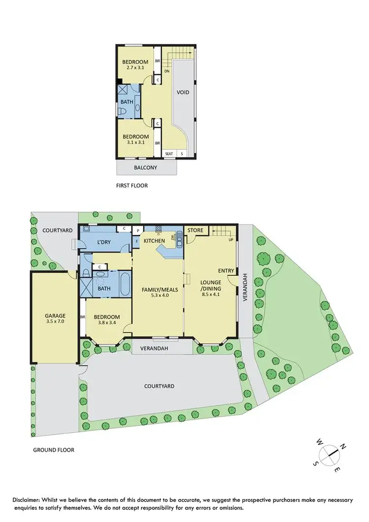 Floorplan of Homely townhouse listing, 1/29 Tram Road, Doncaster VIC 3108