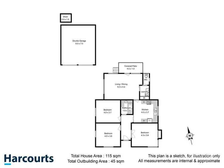 Floorplan of Homely house listing, 719 Arthur Highway, Forcett TAS 7173