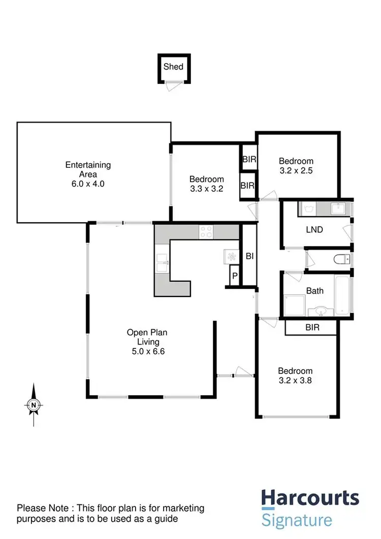 Floorplan of Homely house listing, 6 Piccolo Court, Mornington TAS 7018