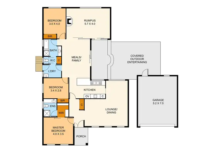 Floorplan of Homely house listing, 15 Casuarina Avenue, Boronia VIC 3155