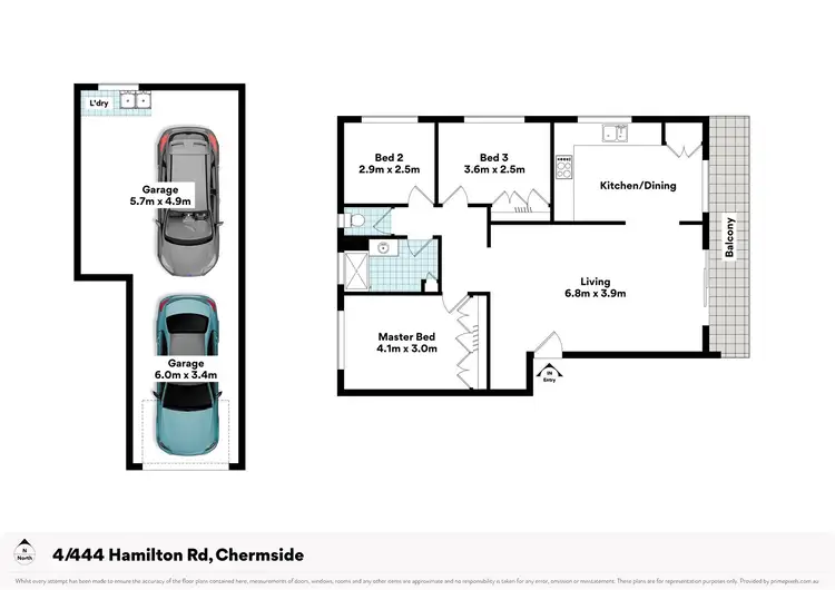 Floorplan of Homely unit listing, 4/444 Hamilton Road, Chermside QLD 4032