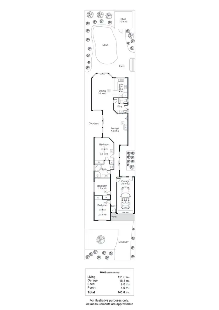 Floorplan of Homely house listing, 69 The Grove, Lower Mitcham SA 5062