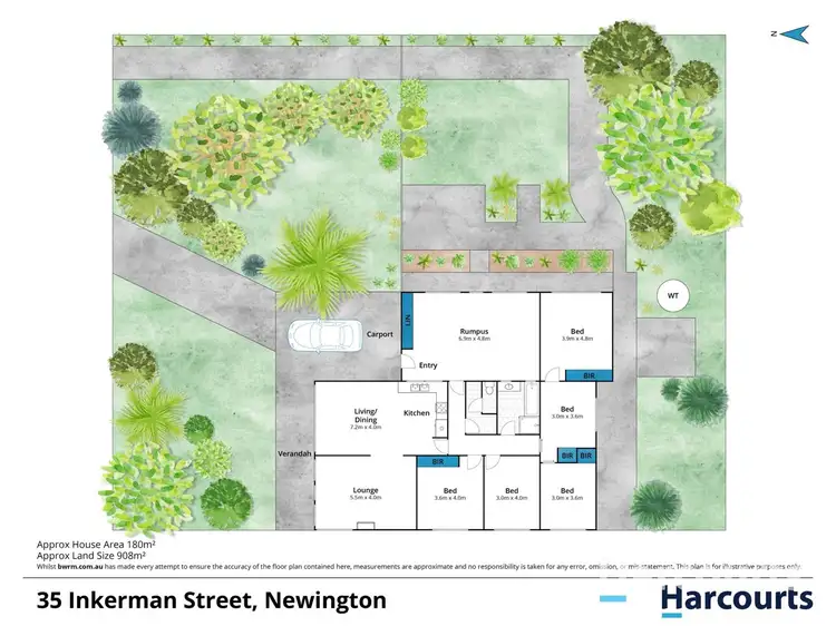 Floorplan of Homely house listing, 35 Inkerman Street, Newington VIC 3350