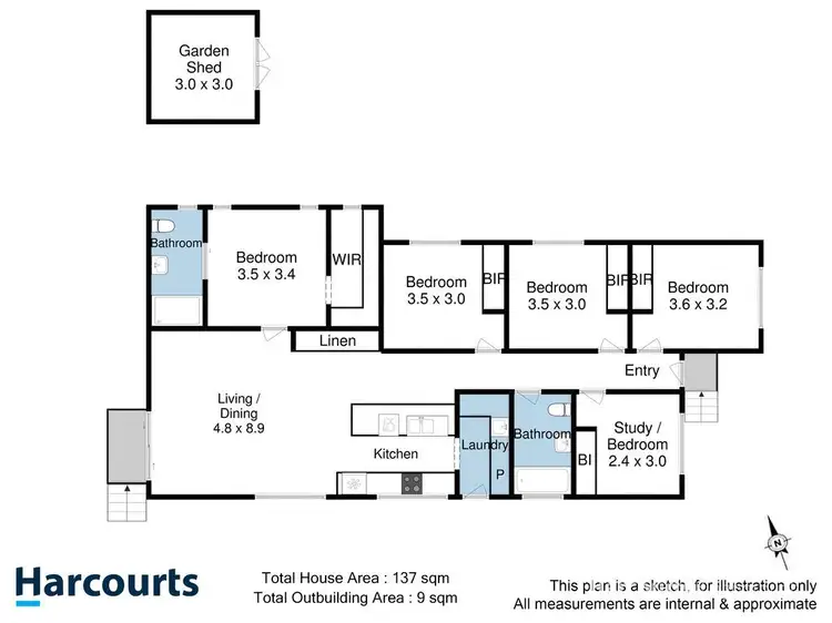 Floorplan of Homely house listing, 347 Redwood Road, Kingston TAS 7050