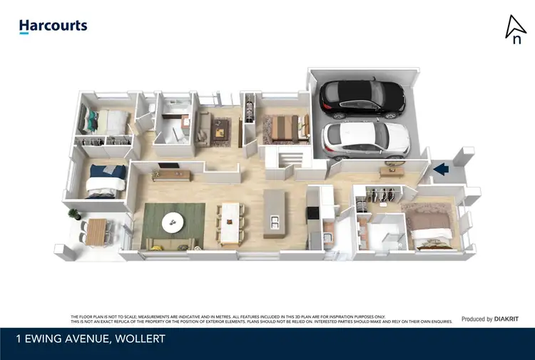 Floorplan of Homely house listing, 1 Ewing Avenue, Wollert VIC 3750