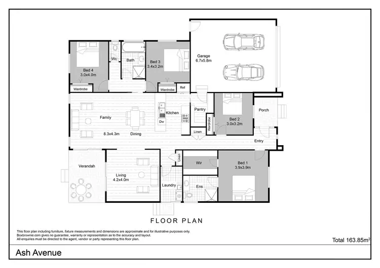 Floorplan of Homely house listing, 69 Ash Avenue, Sandy Point VIC 3959