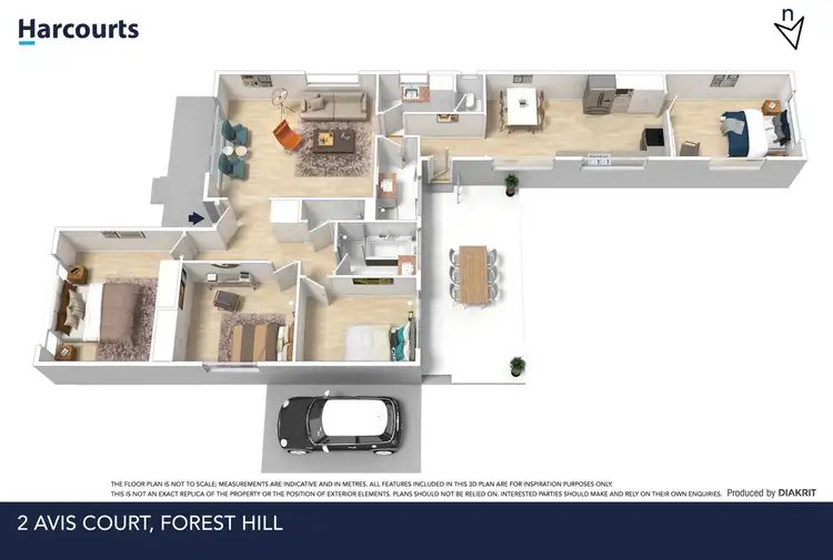 Floorplan of Homely house listing, 2 Avis Court, Forest Hill VIC 3131