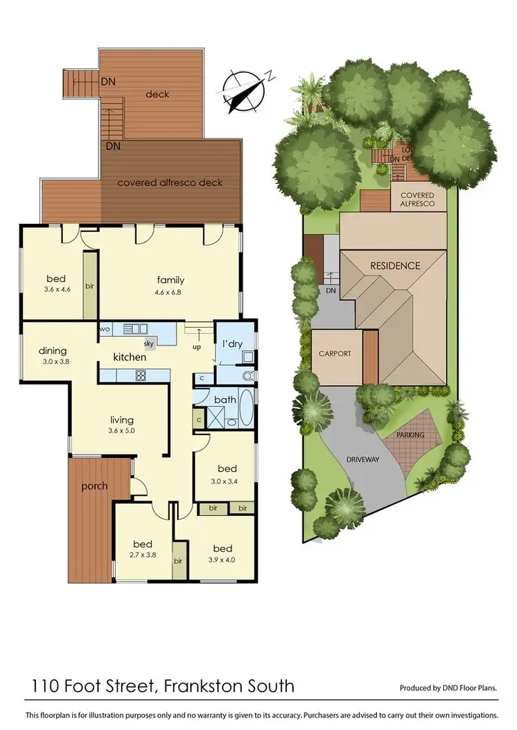 Floorplan of Homely house listing, 110 Foot Street, Frankston South VIC 3199