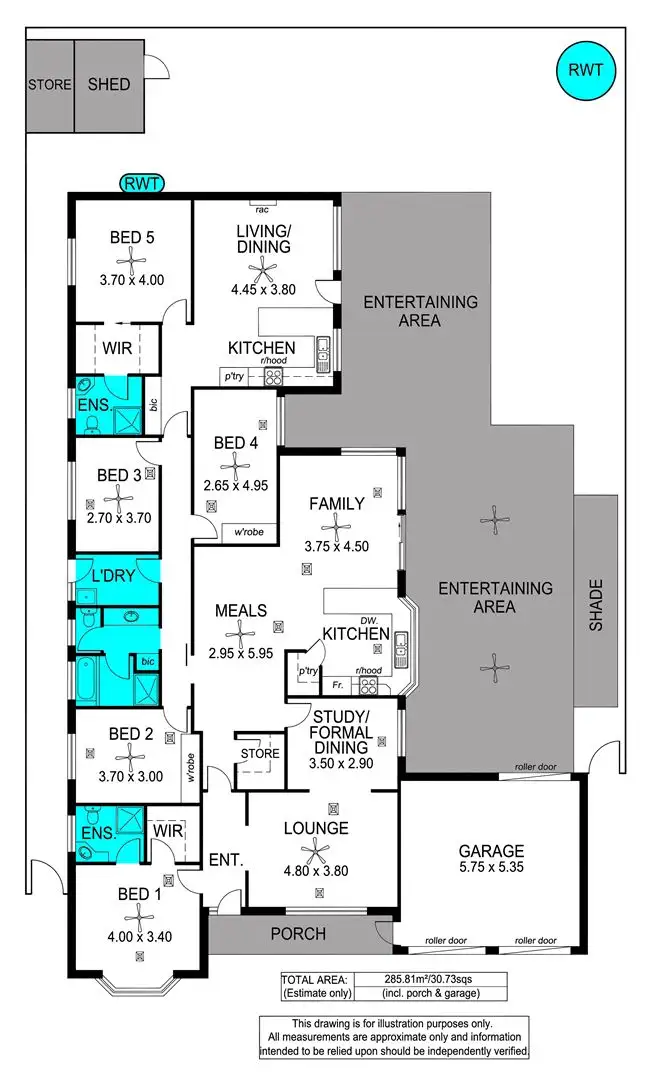 Floorplan of Homely house listing, 530 Morphett Road, Dover Gardens SA 5048