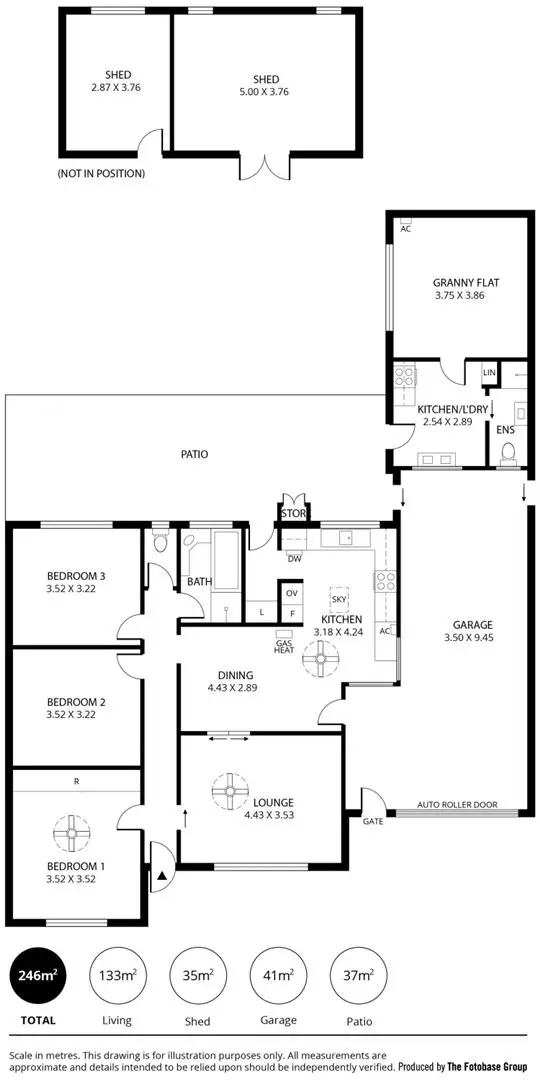 Floorplan of Homely house listing, 17 Orlando Avenue, Hampstead Gardens SA 5086
