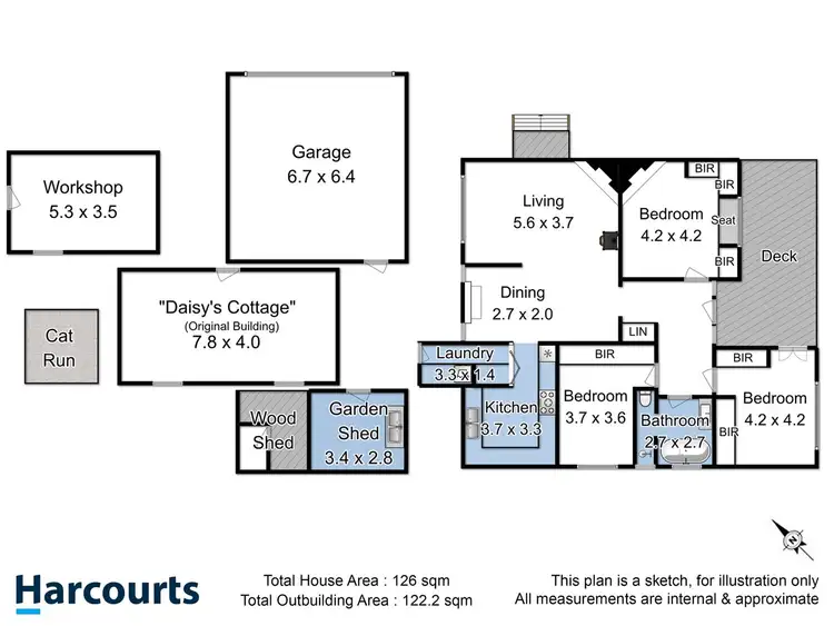 Floorplan of Homely house listing, 104 North Huon Road, Ranelagh TAS 7109
