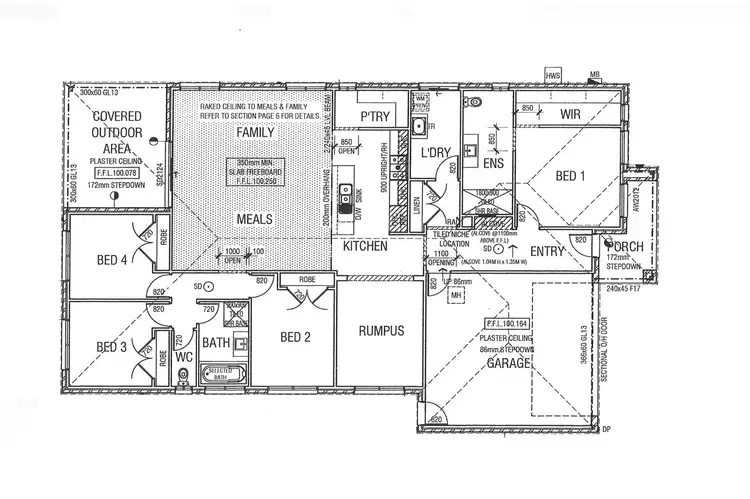 Floorplan of Homely house listing, 41 Timbertop Crescent, Drouin VIC 3818