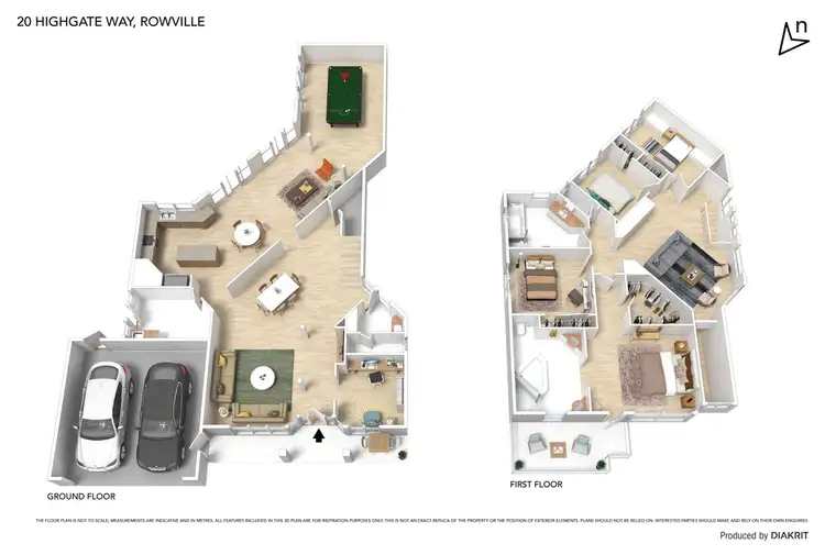 Floorplan of Homely house listing, 20 Highgate Way, Rowville VIC 3178
