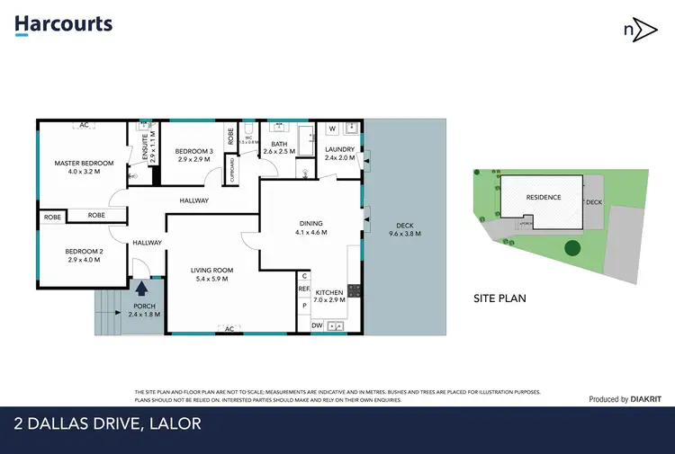 Floorplan of Homely house listing, 2 Dallas Drive, Lalor VIC 3075