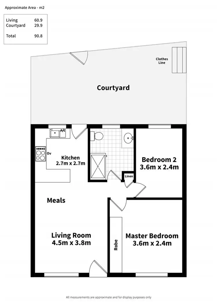 Floorplan of Homely unit listing, 10/2 Bach Crescent, Seaton SA 5023