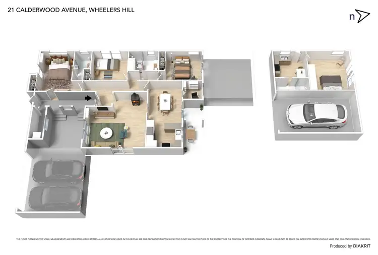 Floorplan of Homely house listing, 21 Calderwood Avenue, Wheelers Hill VIC 3150