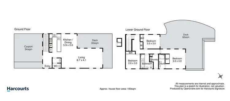 Floorplan of Homely house listing, 43 Midway Point Esplanade, Midway Point TAS 7171
