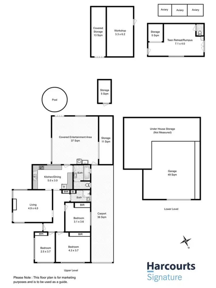 Floorplan of Homely house listing, 14 Fourth Avenue, West Moonah TAS 7009
