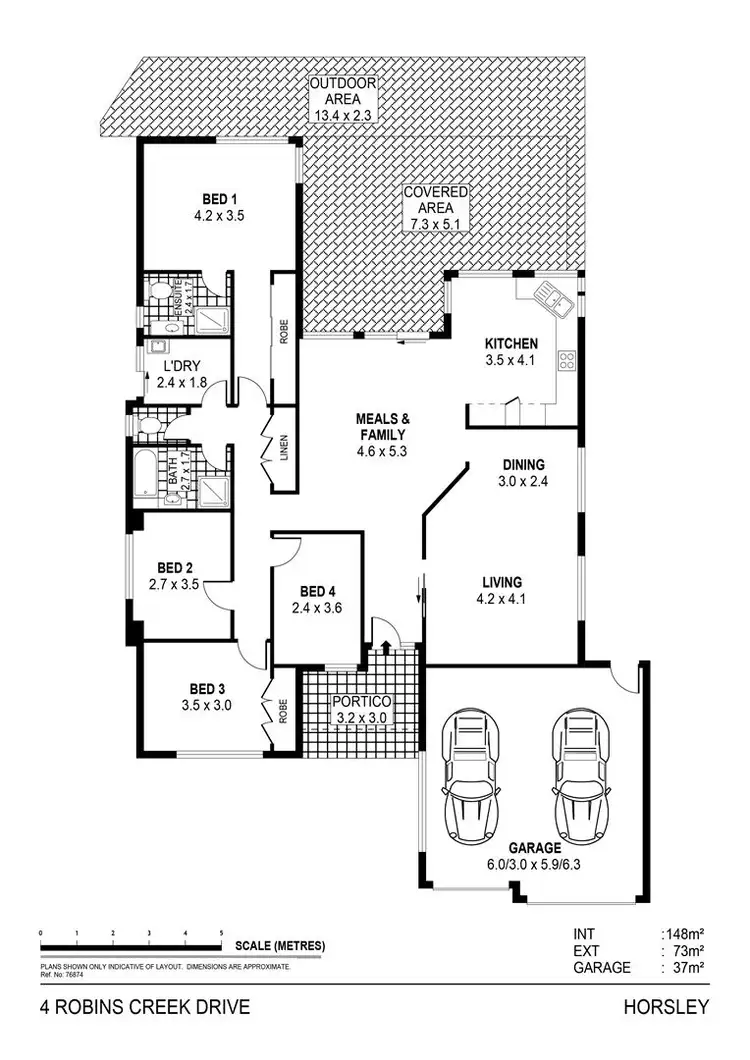 Floorplan of Homely house listing, 4 Robins Creek Drive, Horsley NSW 2530