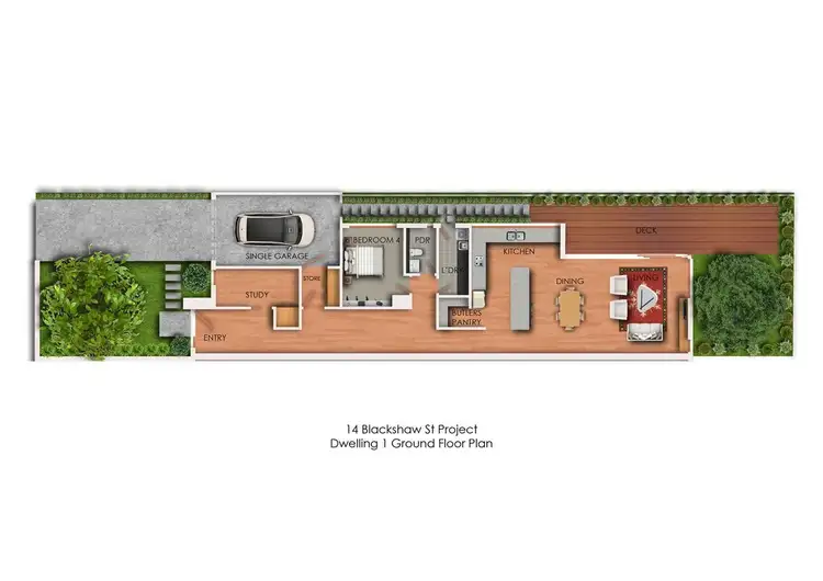 Floorplan of Homely townhouse listing, Lot 1/14 Blackshaw Street, Mckinnon VIC 3204
